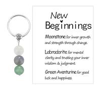 Amusingtao Crystal Keychain, Great Gifts for Women, Good Luck Keychain Gifts, Encouragement for Friends Divorce Breakup Get Well Gift