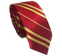 Amusingtao Red Striped School Necktie for Wizard World Uniform, Cosplay Costume Accessories, Halloween & Parties - Adjustable for Kids, Men, Adults (Fancy Dress & Daily Wear)