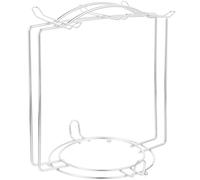 AMUSLESUR Iron Cup Holder Metal Mug Stand with Stable Base and Wide Dish Organizer for Kitchen Tabletop High-Grade Iron Coffee Cup Rack for Mugs Stylish and Practical Storage