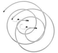 AMUSLESUR Thickened Stainless Steel Spiral Drying Hanger 2pcs Set for Large Bed Sheets and Bath Towels, Windproof Rotating Laundry Rack Hooks for Bedroom and Bathroom Use Style