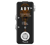 Amuzik ABY Switcher Box Guitar Pedal ABY Line Selector Audio Channel Swith Combine Effect Pedal Guitar Accessories Mini Size