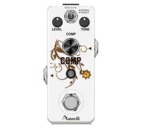 Amuzik Compressor Guitar Effect Pedal Analogue Compression Ultimate Comp Effect Pedals for Electric Guitar Comp Pedal Ture Bypass