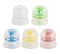 Amviner 30pcs 28mm Push Pull Cap, Replacement Water Bottle Flip Tops with Seal Tab for Smart Bottles or Soda Water Bottles