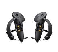 AMVR Extended Controller Grips Cover Compatible with Meta/Oculus Quest 3S/Quest 3 Accessories, with Battery Opening Cover and Knuckle Straps Protector, Suitable for Large Hands