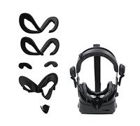 AMVR Facial Interface Bracket & PU Leather Foam Face Cover Pad Replacement & Anti-Leakage Nose Pad & Protective Lens Cover Comfort Set for Valve Index Headset