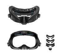 AMVR FC4 Upgraded Face Cover Pad Facial Interface Compatible with Meta/Oculus Quest 3 Accessories, with Knob Adjustable, with PU Face Cushion and Breathable Ice Silk Cotton(Better for Halo Head Strap)