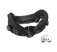 AMVR FC4A Face Cover Pad Facial Interface Compatible with Meta/Oculus Quest 3 Accessories, Ice Silk Cushion with Ventilation Design, For Halo Head Strap with Fan (NOT Compatible with Quest 3S)