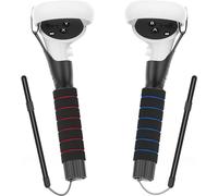 AMVR For Beat Saber Dual Handles Extension Grips Compatible with Quest 2/Quest/Rift S Controllers Playing Beat Saber/Gorilla Tag Games