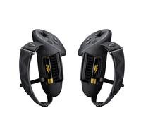 AMVR Upgraded Controller Grips Cover Compatible with Meta/Oculus Quest 3s/Quest 3 Accessories, with Battery Opening Cover and Knuckle Straps Protector(Not for Charging Dock)