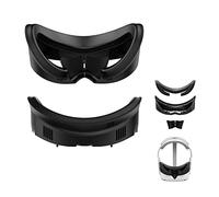 AMVR VR Facial Interface Bracket Face Cover for Pico 4/Pico 4 Ultra/Pro,Replacement Pad vr Accessories,with PU Face Foam Pad Replacement, Anti-Leakage Nose Pad & glasses wipes