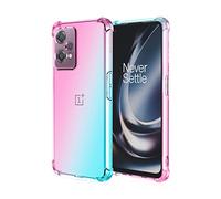 AMWEI Gradient TPU Case for OnePlus Nord CE 2 Lite 5G Case, Soft TPU Protective Silicone Gel Shockproof Bumper Case Cover (Pink-Mauve)