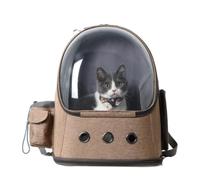 AMWYKD cat bags Pet Space Cat Backpack Fashionable Transparent Breathable Cat Bag Dog Bag Folding Pet Bag Outing Backpack Soft Side Travel Cat Bag, K, A