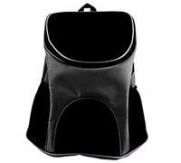 AMWYKD cat bags Portable Backpack For Pets When Going Out, Fashionable Oxford Cloth Backpack, Cat Head Exposed And Breathable Soft Side Travel Cat Bag(Black,A)