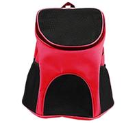 AMWYKD cat bags Portable Backpack For Pets When Going Out, Fashionable Oxford Cloth Backpack, Cat Head Exposed And Breathable Soft Side Travel Cat Bag(Red,Medium)