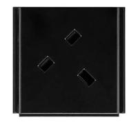 AMX HPX-P250-PC-UK outlet box Type G (UK) Black