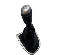 Amxaqjc for Clio 4 IV MK4 2012-2019 LHD 5/6 Speed Stick Change Head Gearbox Dust Cover Gear Shift Knob Gaiter Boot Case Gear Stick Cover Head(Matt 5 Speed)