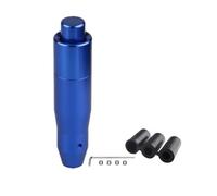 Amxaqjc Upgrade Your Car with Gearshift Knob with Push Button Automatic Modified Metal Gear Lever Fits Most Cars Gear Stick Cover Head(Blue)