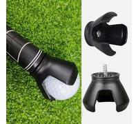 AMXJB Premium Golf Ball Retriever Golf Ball Grabber For Putters Pick Up Tool Putter Attachment Golf Ball Grabber Golf Ball Claw Black Golf Accessories Back Relief Golf Club Pick Up Claw