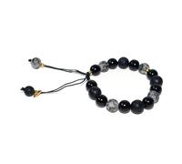 AMXXZIC Prayer Beads Fashion Bracelet for Men and Women Zen Inspired Glass Beads Chinese Style Bracelets, One Size, Stone, no gemstone