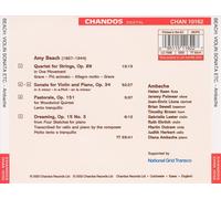 AMY BEACH: VIOLIN SONATA, ETC. NEW CD