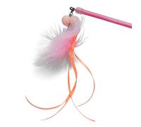 AMY&CAROL Pink Golden Fish Retractable Cat Teaser