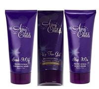 AMY CHILDS PROFESSIONAL TANNING TRIO - EXFOLIATING SCRUB + TANNING LOTION (Light/Medium) + MOISTURISER