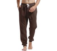 AMY COULEE Men's Casual Joggers Cotton Sweatpants Workout Athletic Pants with Pockets Drawstring Gym Running Pants