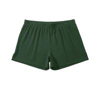 Amy Coulee Mens Pyjamas Shorts Cotton Lounge Shorts 3 Inch Pyjama Bottoms Breathable Nightwear (Dark Green, M)