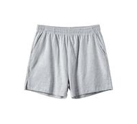 Amy Coulee Men's Short Cotton 4 Inch Lightweight Sleep Shorts Short Pyjama Bottoms Pyjama Bottoms with Pockets, lightgrey, XL