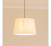 ValueLights | Easy Fit Cream Boucle Scallop Light Shade Living Room Bedroom Hallway Lampshade | Shades, Home Décor & Improvement Essential | Included LED Bulb