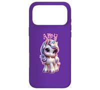 Amy Cute Unicorn Design for Girls Name Amy Case for iPhone 17 Pro Max