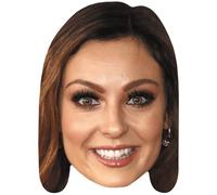 Amy Dowden (Smile) Celebrity Mask, Flat Card Face, Fancy Dress Mask