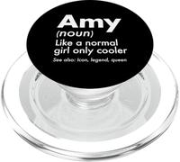 Amy Like A Normal Girl Only Cooler Queen First Name PopSockets PopGrip for MagSafe