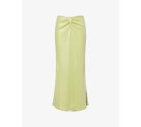 Amy Lynn Womens Amy Lynn Riva Sequin Woven Midi Skirt Lime 14