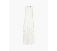 Amy Lynn Womens White Sorrento Crochet-pattern Cotton Maxi Dress 12