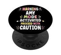 AMY Personalized Women's Gift Custom AMY PopSockets Adhesive PopGrip