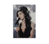 Amy Posters Winehouse Album Back to Black Poster Canvas Decorative Painting Modern Aesthetic Decorative Painting Bedroom Living Room Art Poster 12x18inch(30x45cm) Unframe-style-11