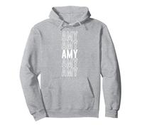 Amy Pullover Hoodie, Adult Unisex, Heather Grey, X-Large