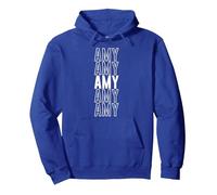 Amy Pullover Hoodie, Adult Unisex, Royal Blue, Small
