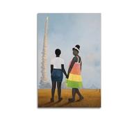 Amy Sherald Painter Poster Work《Planes, Rockets, And The Spaces in Between》 Decorative Painting Canvas Wall Art Living Rooms Bedroom Painting 12x18inch(30x45cm)