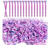 Amy Sport Bamboo Golf Tees Stronger Than Wooden 2 3/4 inch Bulk Value 200 Pcs, 70mm Long Color Red Blue White Wood Mixed, Professional Unbreakable Natural Wood Tee for Men Women Kids (Mixed Color)