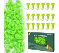 Amy Sport Golf Tees Step Down Plastic Unbreakable 50 Pack Reusable Bulk Professional Height Control Castle Tee for Practice (50 Pack 1 in Green)