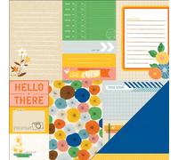 Amy Tangerine Ready Set Go Double-Sided Cardstock 12"X12"-True Story