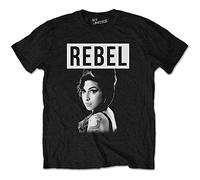Amy Winehouse AMYTS04MB03 T-Shirt, Black, Large
