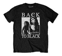 Amy Winehouse AMYTS06MB03 T-Shirt, Black, Large