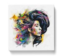 Amy Winehouse Canvas Wall Art Print 20x20 Inch