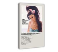 Amy Winehouse Lioness Hidden Treasures Canvas Poster Bedroom Decor Landscape Office Room Decor Gift 24x36inch(60x90cm)