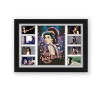 Amy Winehouse Poster Print - Limited Edition Autograph Fan Gift - Collectible Memorabilia Merchandise (Framed A3 (30x40cm))