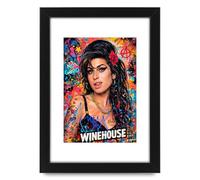 Amy Winehouse Signed Poster Print - Limited Edition Autograph Fan Gift - Collectible Memorabilia Wall Art Merchandise - Jazz Soul Legend Back To Black (A3 Framed with Mount)