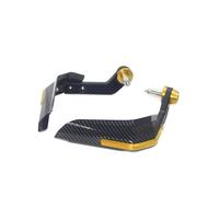 AMYALIN Brake Clutch Lever Guard Handguards for Suzuki for Katana 600 GSXF600 GSXF750 GSX600F Motorcycle Hand Guard Protector Block The Wind Handguard(Gold)